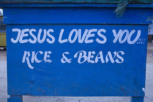 Jesus Loves You Rice and Beans